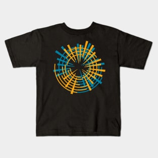 Mech Eye Yellow Blue Kids T-Shirt